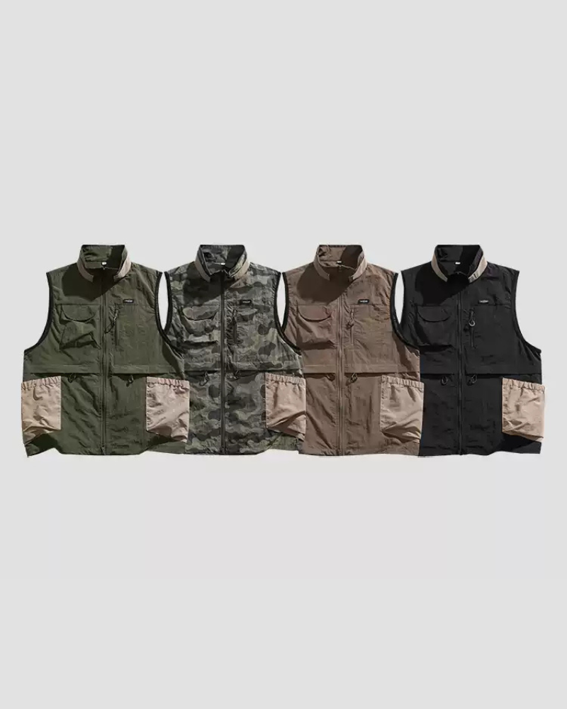 Functional Outdoor Multi-Pocket Vest