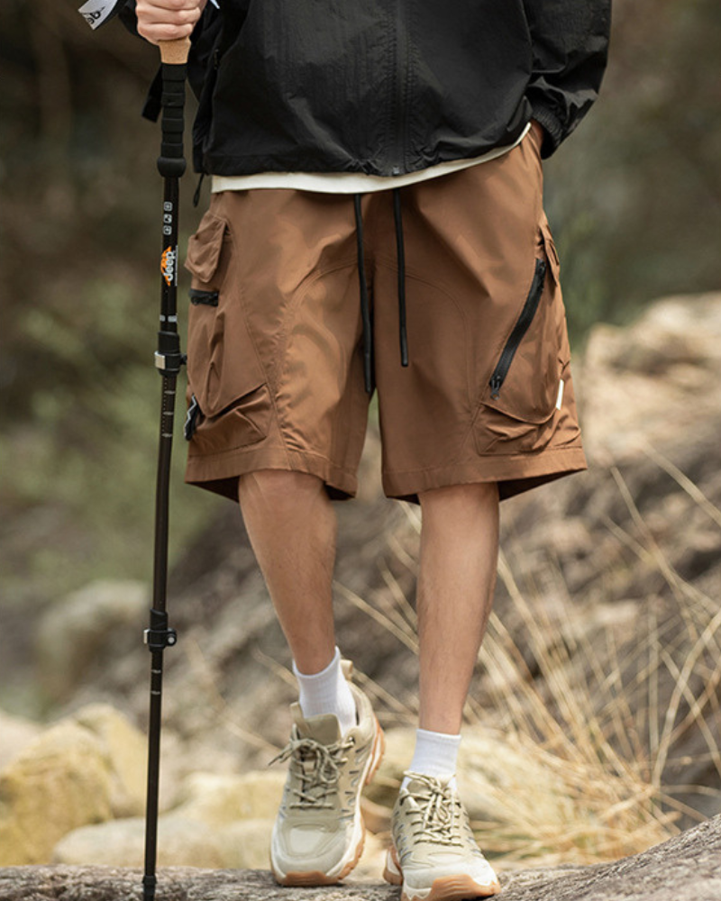 Functional Outdoor Quick-Drying Cargo Shorts