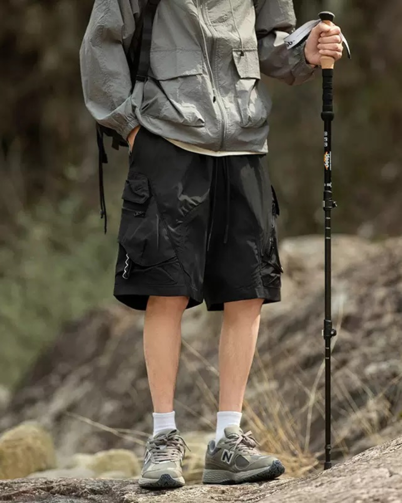 Functional Outdoor Quick-Drying Cargo Shorts