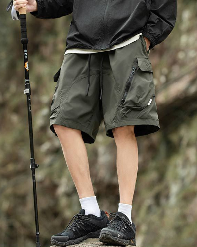 Functional Outdoor Quick-Drying Cargo Shorts