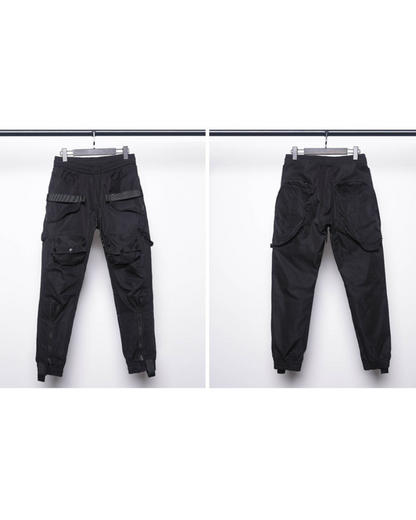 Functional Pocket Zipper Cargo Pants