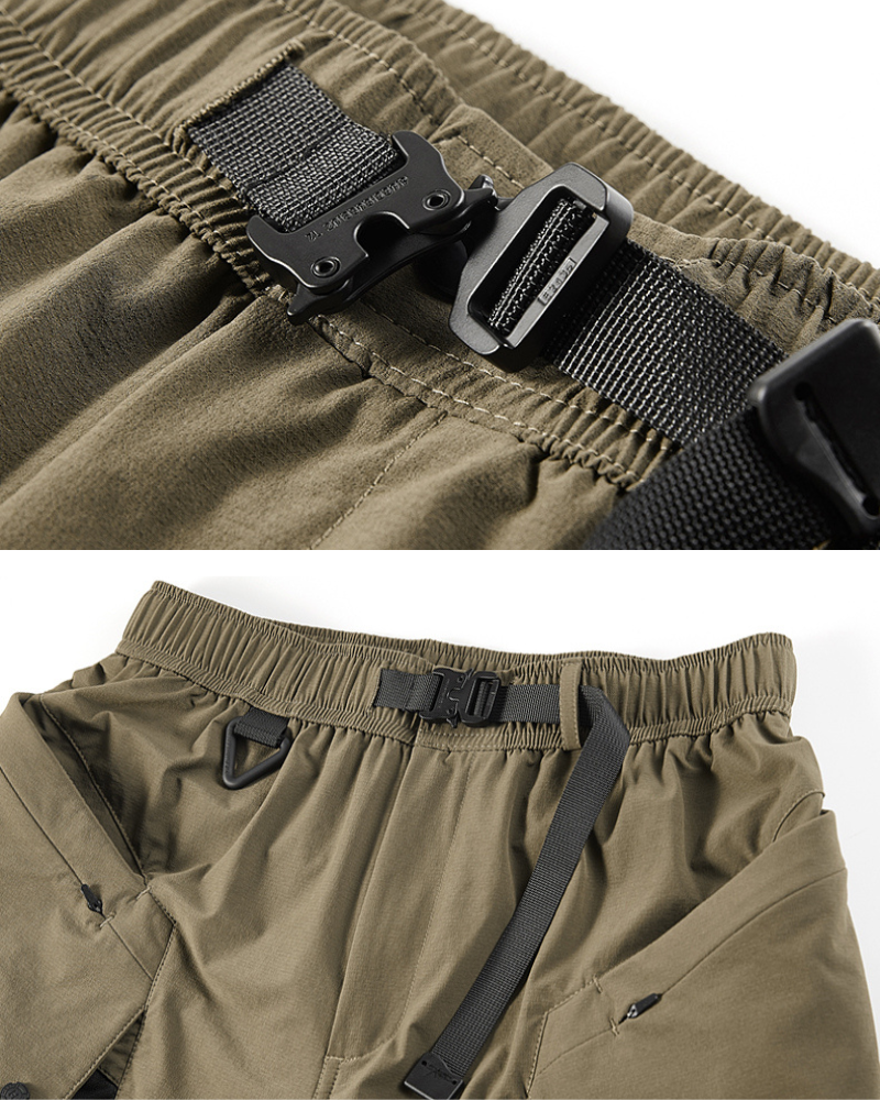 Functional Quick-Drying Tech Cargo Shorts