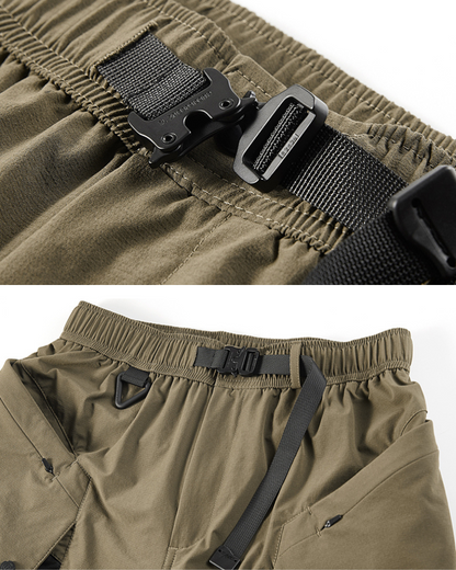 Functional Quick-Drying Tech Cargo Shorts