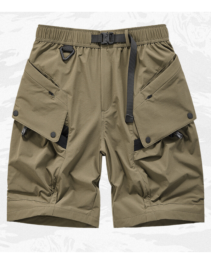 Functional Quick-Drying Tech Cargo Shorts