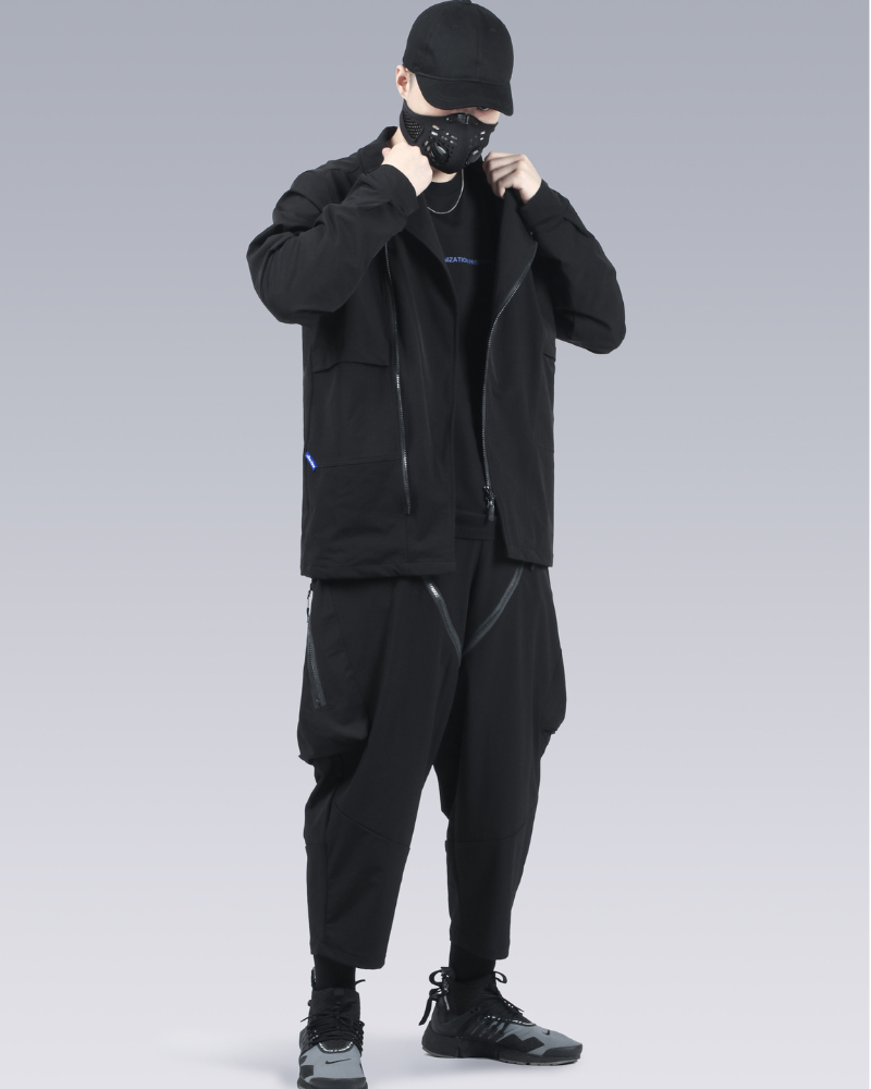 Functional Samurai Zipper Hakama Pants