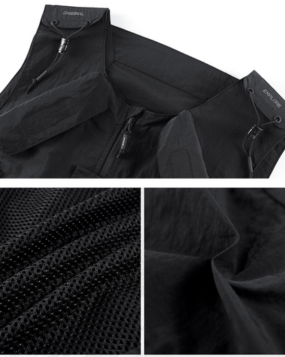 Functional Splicing Sports Cargo Vest