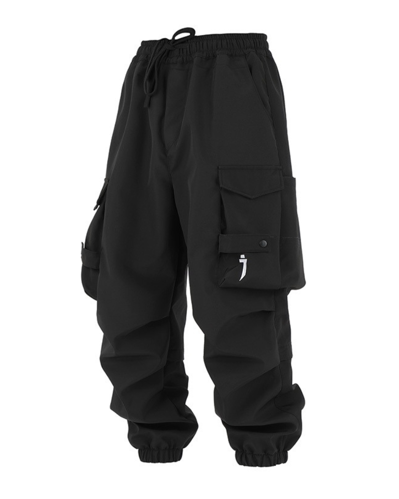 Functional Stacked Cargo Jogger Pants