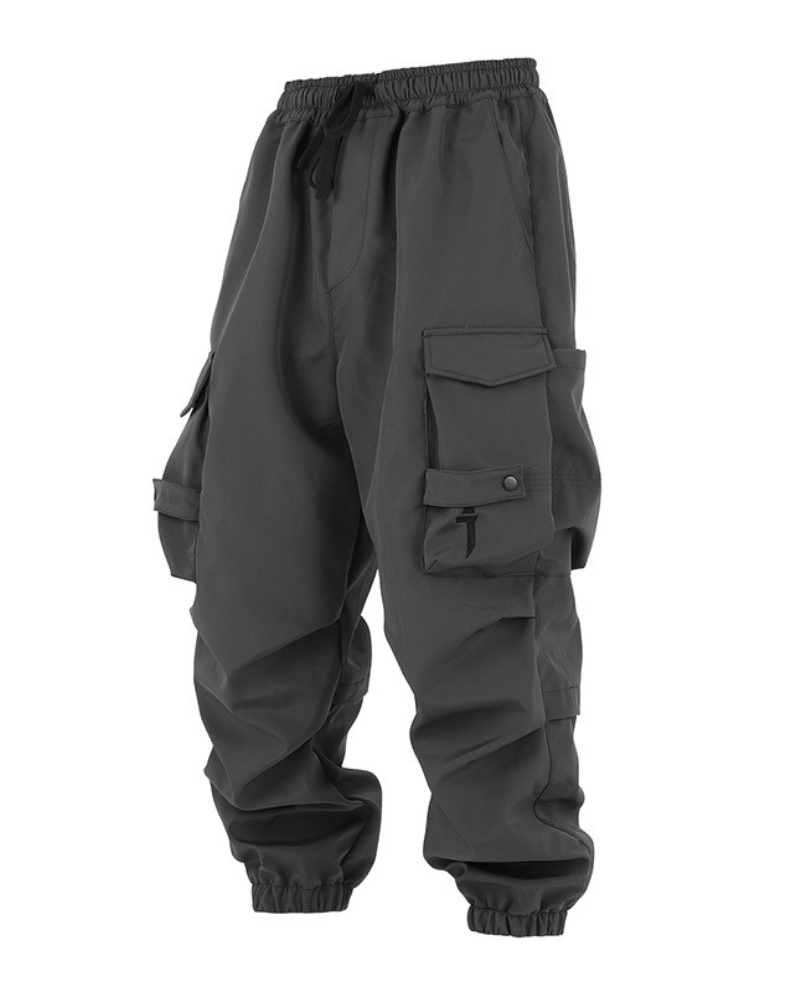 Functional Stacked Cargo Jogger Pants