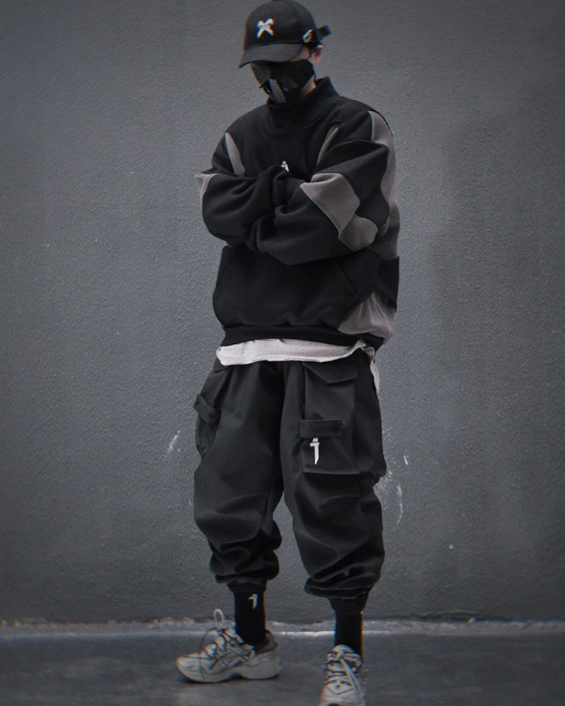 Functional Stacked Cargo Jogger Pants