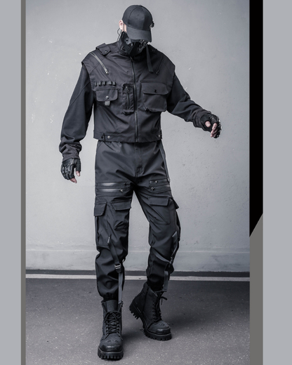 Functional Tactical Ribbon Paratrooper Cargo Pants