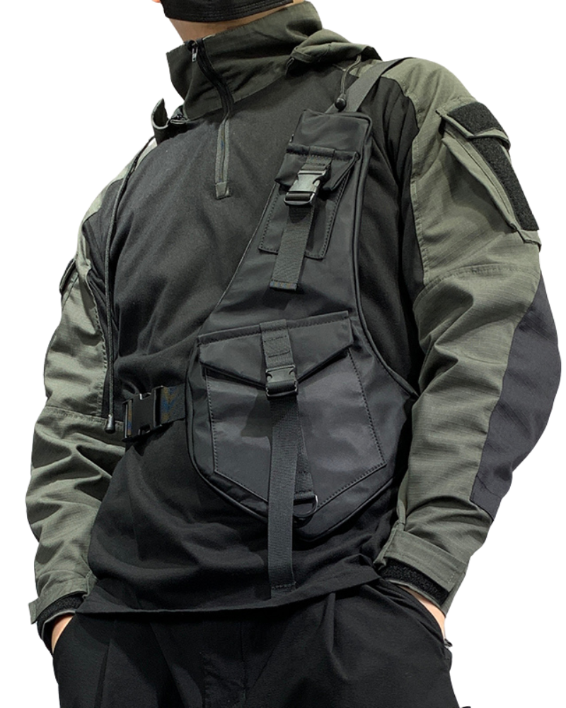 Functional Vest Fashion Chest Bag