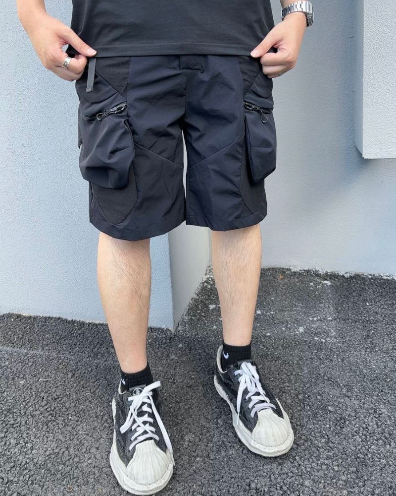 Functional Zipper Pockets Cargo Shorts – Techwear Official