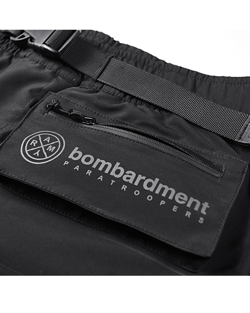 Functional Multi-Pocket Zip Cargo Shorts