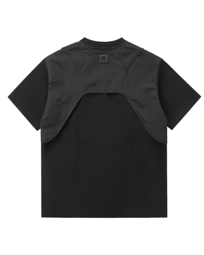 Functional Outdoor Sport Spliced Cargo T-Shirt