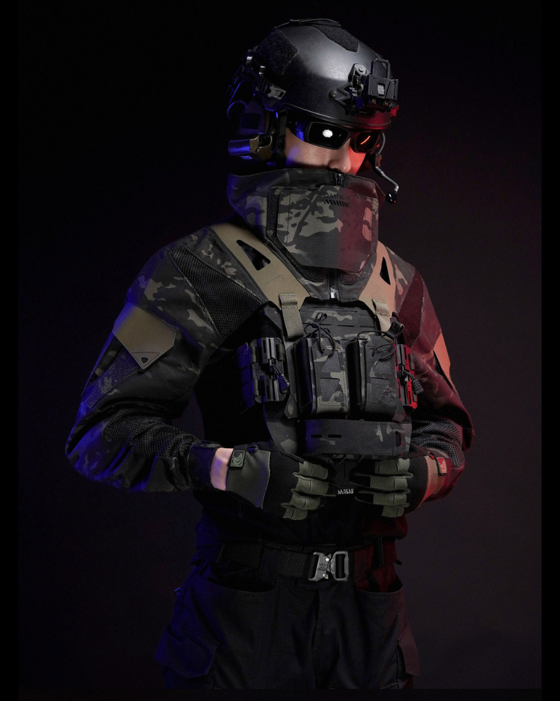 Functional Breathable Tactical Combat Jacket &amp; Vest Set