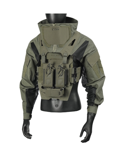 Functional Breathable Tactical Combat Jacket &amp; Vest Set
