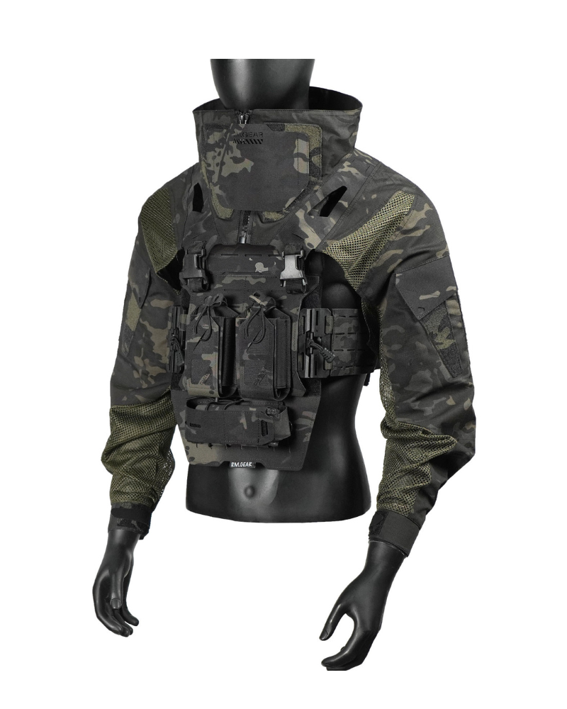 Functional Breathable Tactical Combat Jacket &amp; Vest Set
