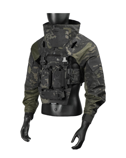 Functional Breathable Tactical Combat Jacket &amp; Vest Set