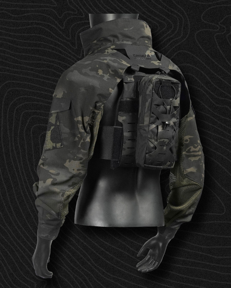Functional Breathable Tactical Combat Jacket &amp; Vest Set