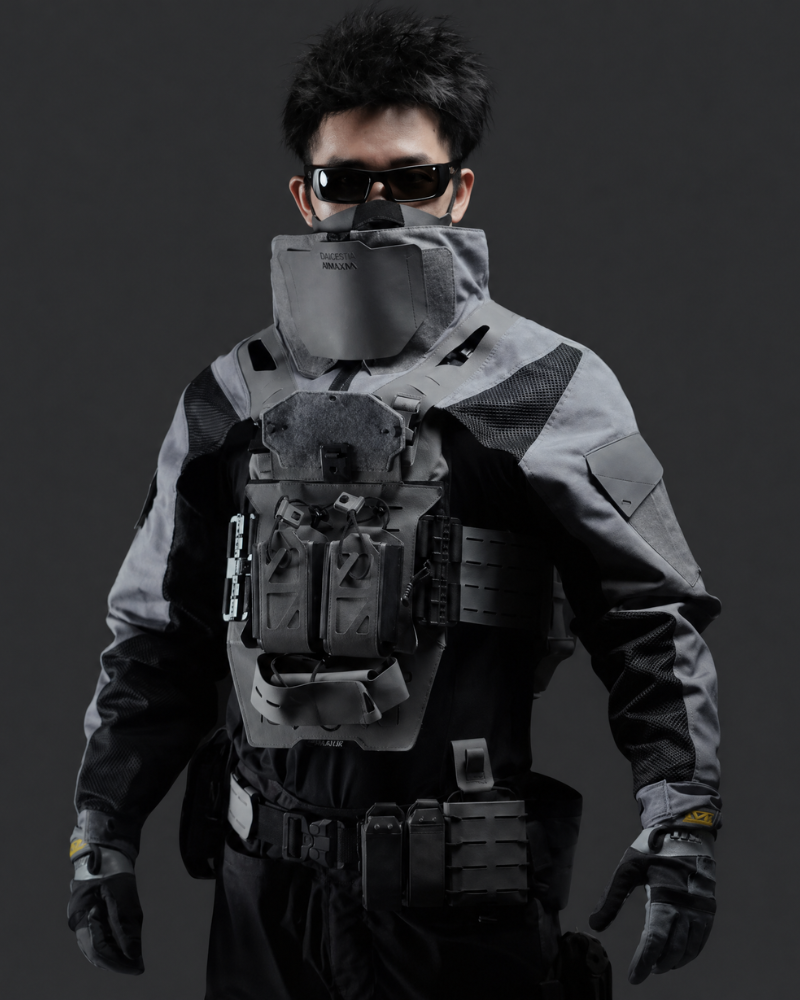 Functional Breathable Tactical Combat Jacket &amp; Vest Set