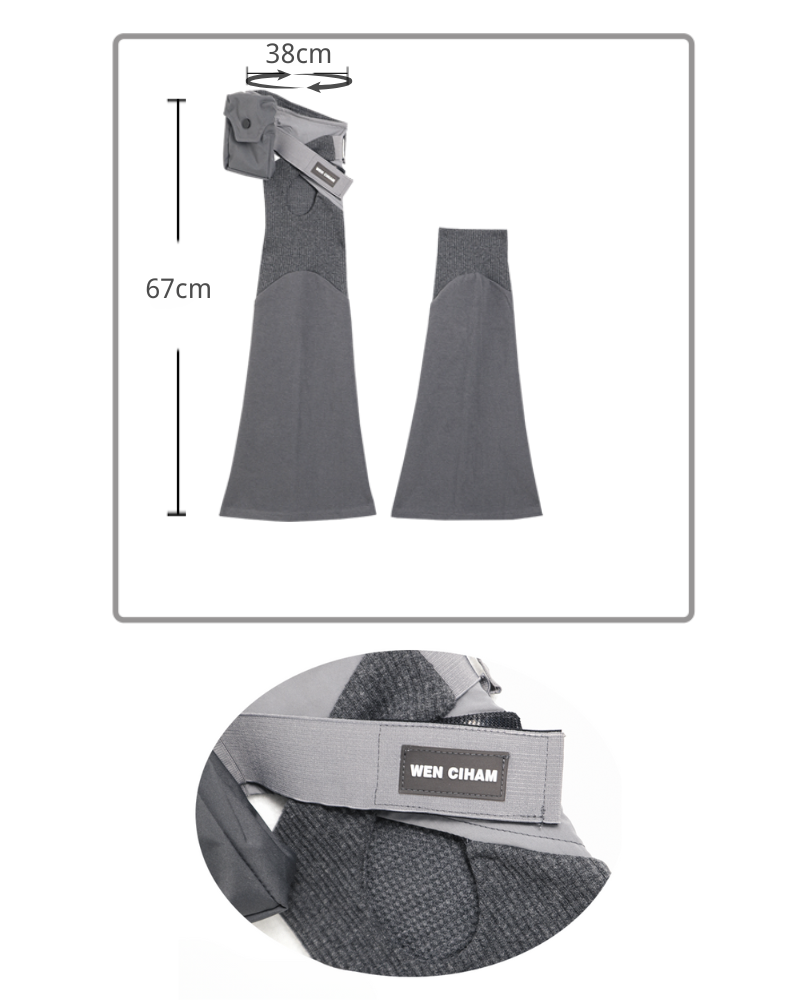 Future-Tech Asymmetrical Y2K Mech Leg Covers