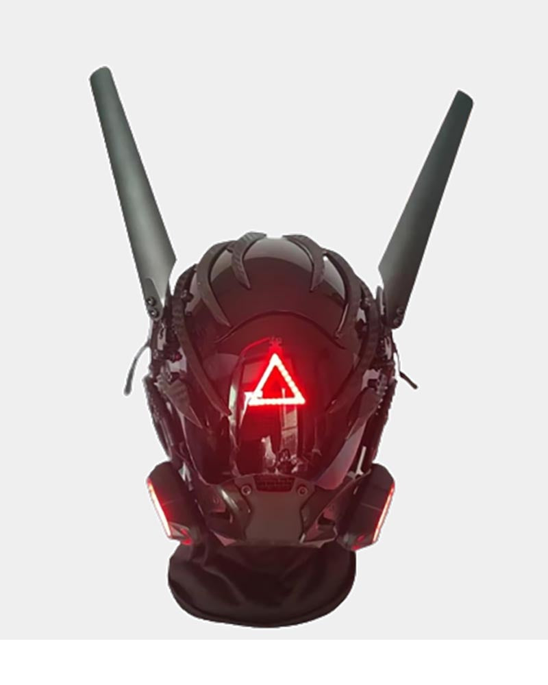 Futuristic Wing Cyberpunk Sci Fi Helmet Mask