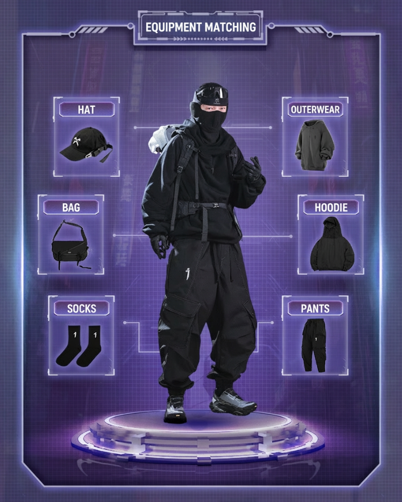 Functional Multi-Pocket Loose Cargo Pants