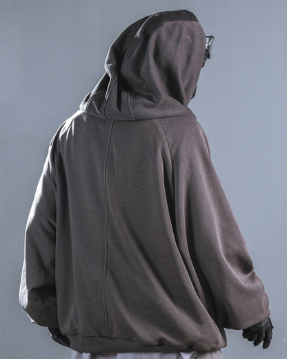 Futuristic Darkwear Sorcerer Utility Hoodie