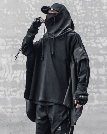 mens hoodie,men hoodies,hoodies for men,techwear hoodie,cyberpunk techwear hoodie,japanese techwear hoodie,cyberpunk hoodie,samurai hoodie,ninja hoodie,black hoodie,black hoodie mens,heavyweight hoodie,cool hoodie,japanese hoodie,streetwear hoodie,black essentials hoodie,pullover hoodie,techwear,affordable techwear,techwear fashion,Japanese techwear,techwear outfits,futuristic clothing,cyberpunk clothing,cyberpunk techwear,cyberpunk fashion