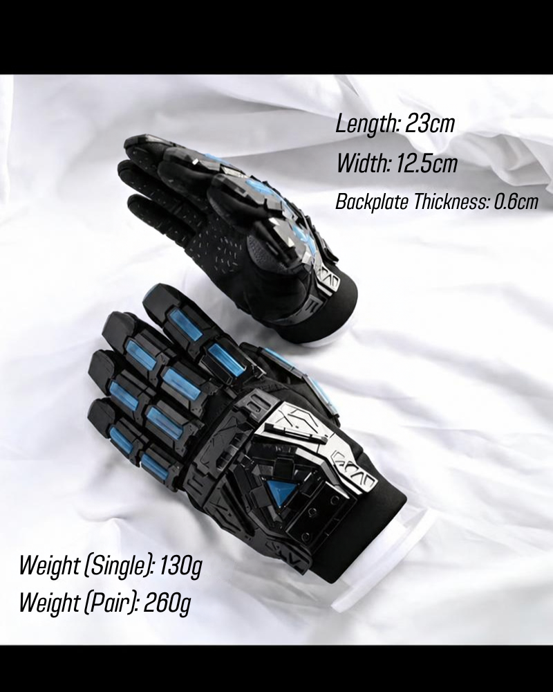 Futuristic Cyberpunk Fluorescent Tactical Gloves