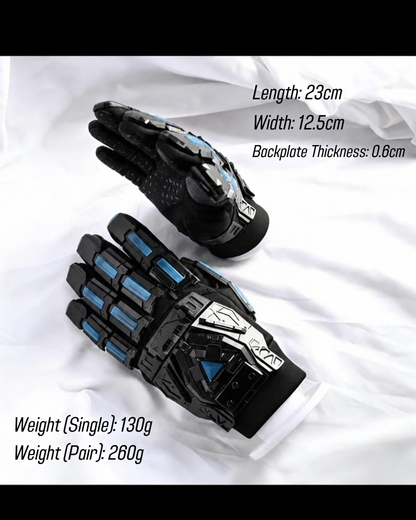 Futuristic Cyberpunk Fluorescent Tactical Gloves
