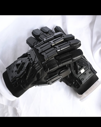 Futuristic Cyberpunk Fluorescent Tactical Gloves
