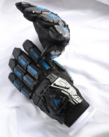 Futuristic Cyberpunk Fluorescent Tactical Gloves