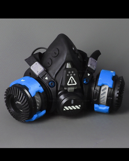 Futuristic Sci-Fi Cosplay LED Light-Up Goggles Mechanical Mask