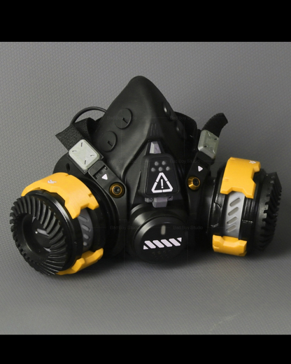 Futuristic Sci-Fi Cosplay LED Light-Up Goggles Mechanical Mask