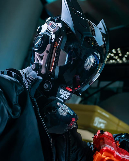 Futuristic Cosplay Cyberpunk Helmet Mask