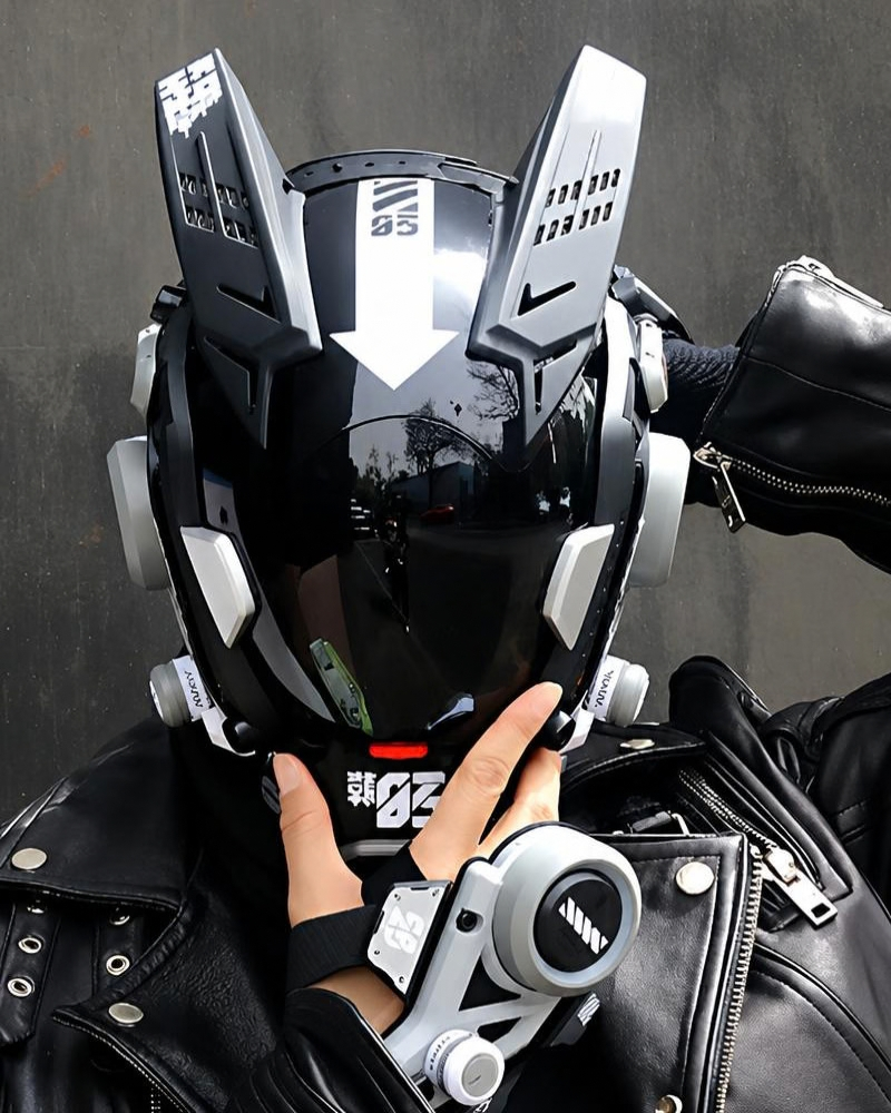 Futuristic Cosplay Cyberpunk Helmet Mask