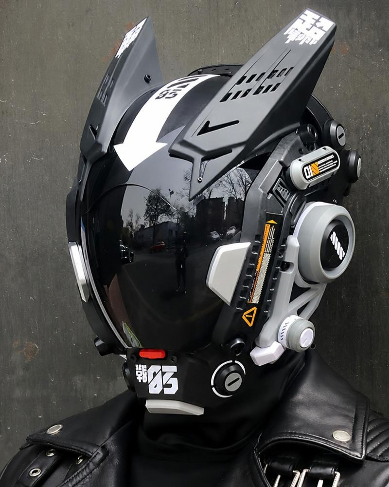 Futuristic Cosplay Cyberpunk Helmet Mask