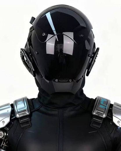 Futuristic Cyberpunk Helmet Mask