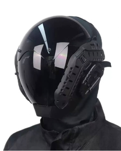 Futuristic Cyberpunk Helmet Mask