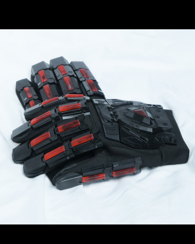 Futuristic Cyberpunk Fluorescent Tactical Gloves
