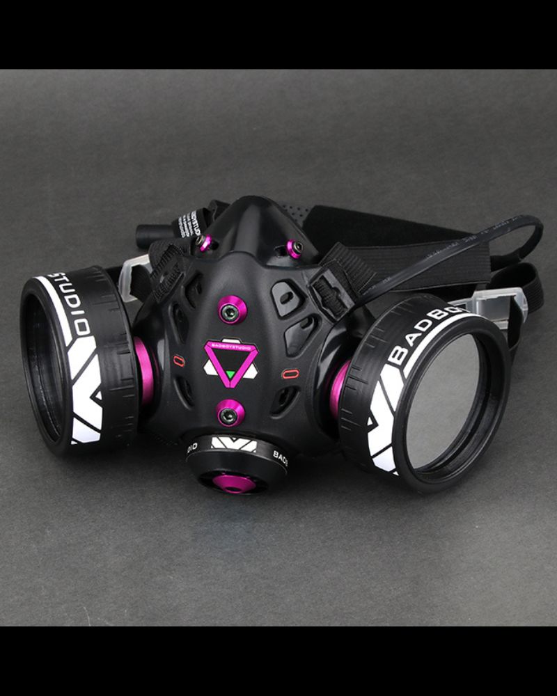 Futuristic Glowing Cyberpunk Led Mask