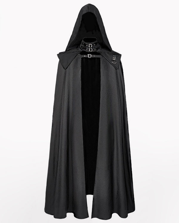 Gothic Wizard Robes Hooded Cloak