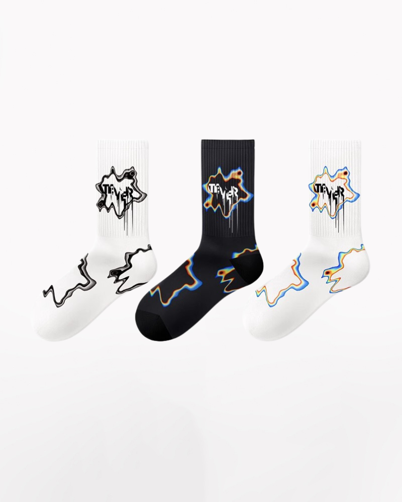 Graffiti Mid-calf Sports Socks