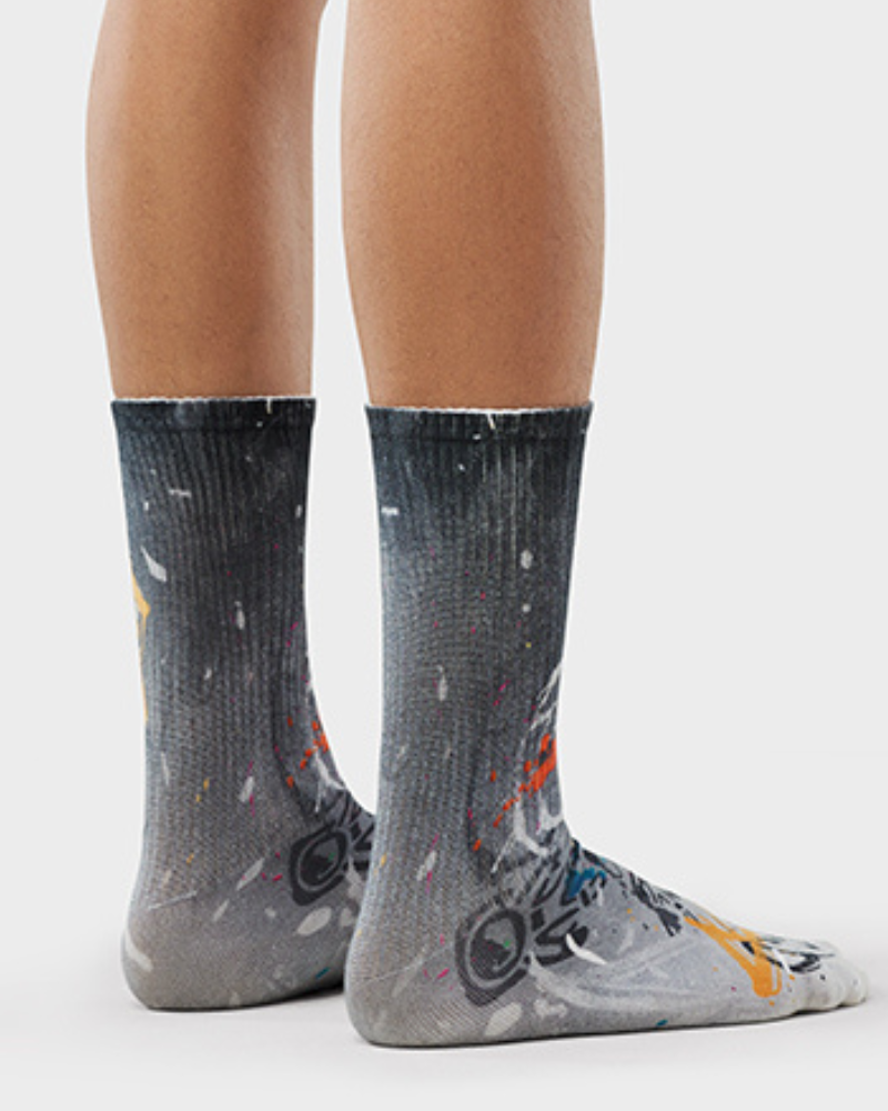 Graffiti Mid-calf Sports Socks