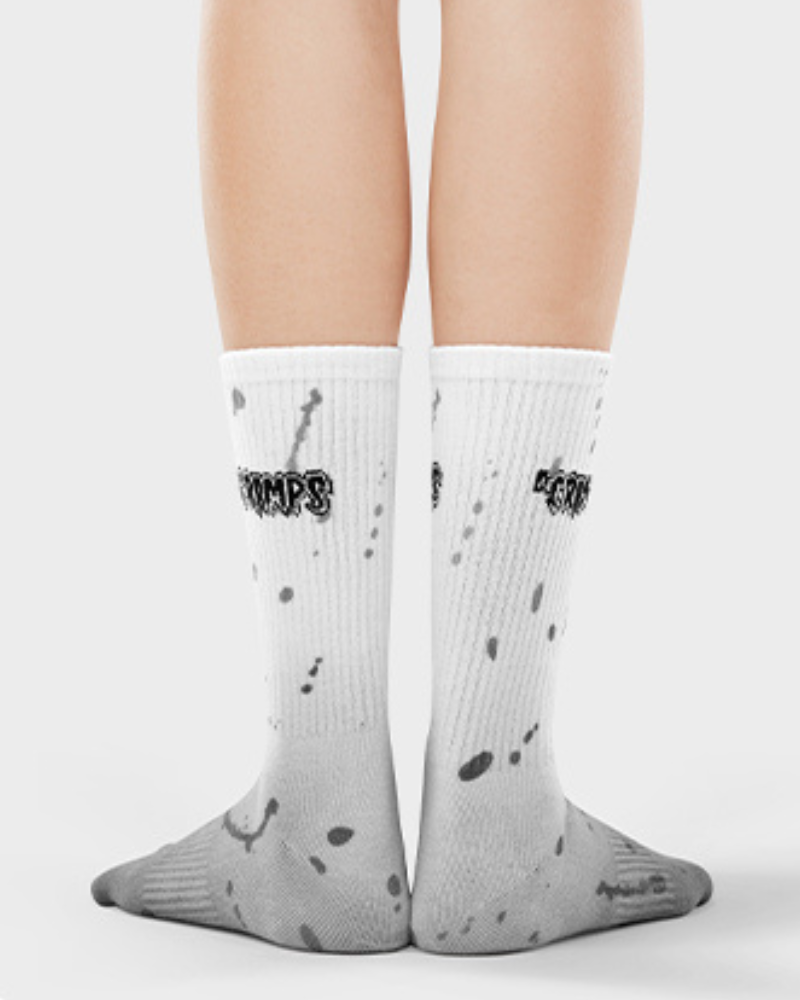 Graffiti Mid-calf Sports Socks