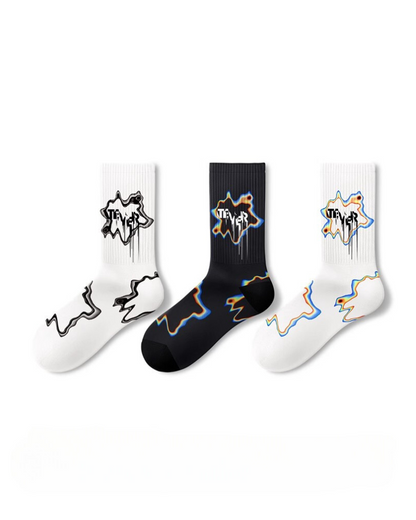 Graffiti Mid-calf Sports Socks