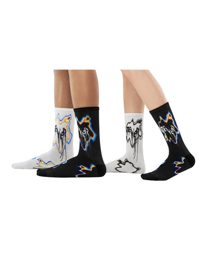 Graffiti Mid-calf Sports Socks