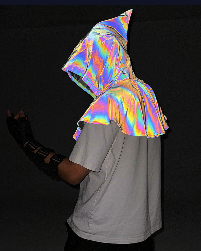 Halloween Colorful Reflective Wizard Cape