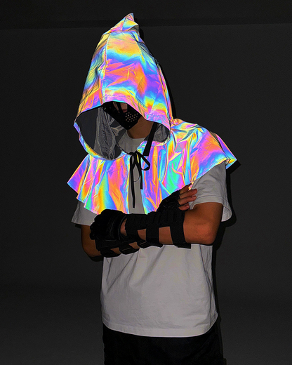 Halloween Colorful Reflective Wizard Cape